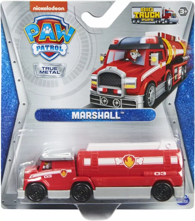 Wóz strażacki Big Truck Pups Marshall Psi Patrol - tantis.pl