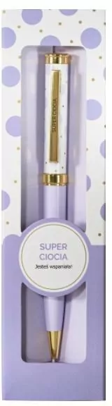 Długopis prezentowy z napisem Super Ciocia - tantis.pl