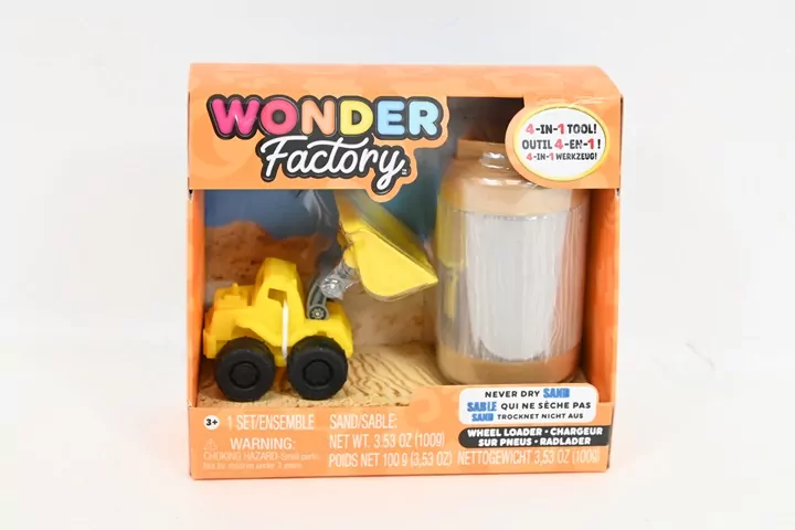 Wonder Factory Never Dry Sand - Brown + Loader - tantis.pl