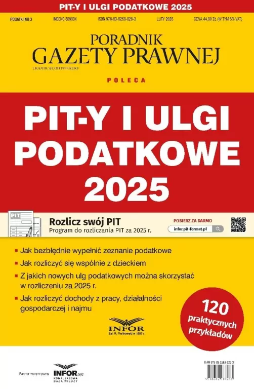 Pit-y i ulgi podatkowe 2025 Podatki 3/2026 - tantis.pl