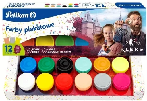 Farby plakatowe w miksie kolorów - tantis.pl