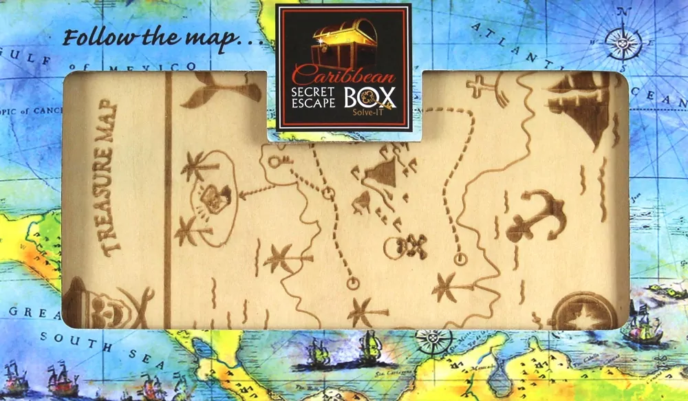 Łamigłówka Escape Box Caribbean Secret- poziom 4/4 - tantis.pl