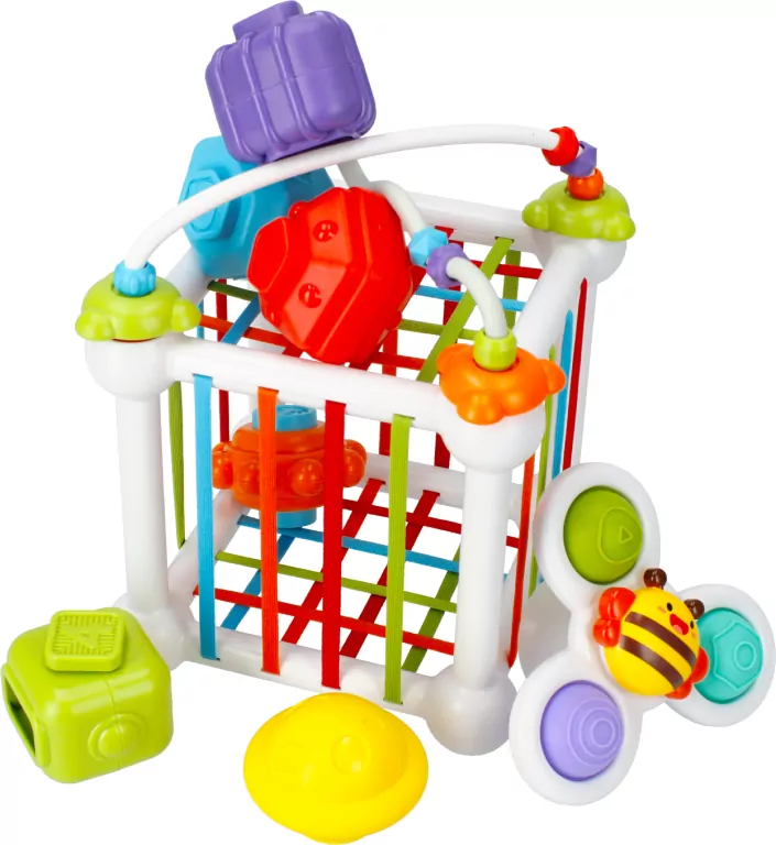 Klocki sensoryczne z akcesoriami. Sorter - tantis.pl