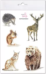 Naprasowanki Zwierzęta leśne