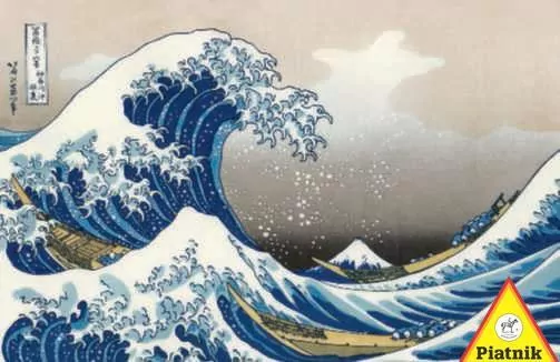Puzzle 1000 - Hokusai, Wielka Fala PIATNIK - tantis.pl