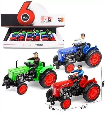 Traktor z rolnikiem mix - tantis.pl