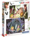 Clementoni. Puzzle 2x20. Super Kolor Looking for Adventure - tantis.pl