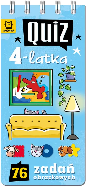 Quiz 4-latka. 76 zadań obrazkowych - tantis.pl