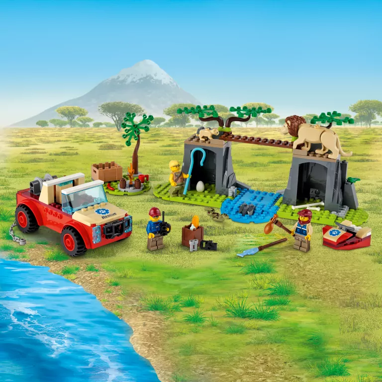 LEGO® City. Terenówka ratowników dzikich zwierząt. 60301 - tantis.pl