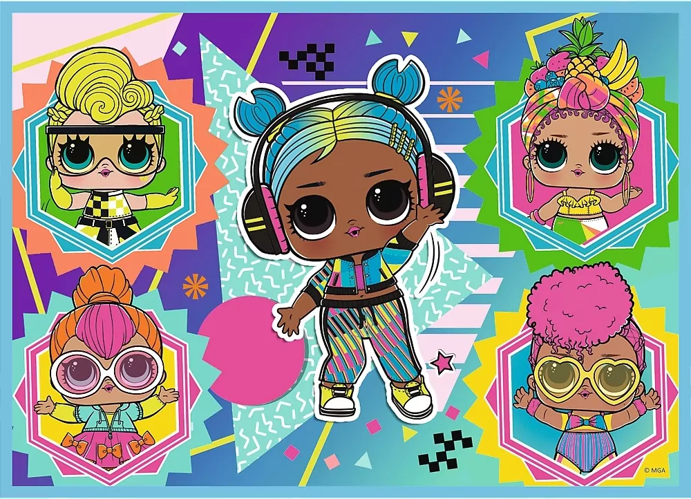L.O.L Surprice Puzzle 4w1 - tantis.pl