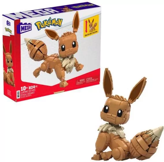 Klocki. Pokemon do zbudowania. Duży Eevee - tantis.pl