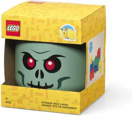LEGO(R) pojemnik główka large - green skeleton - tantis.pl