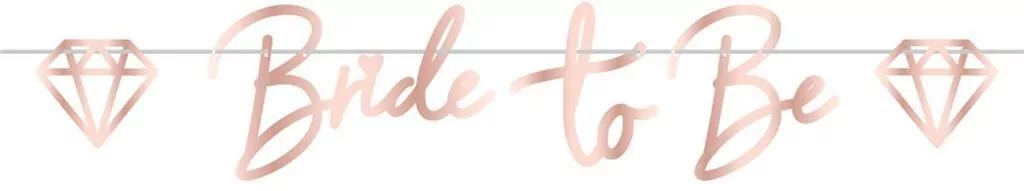 Baner Bride to Be 16cm - tantis.pl