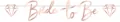 Baner Bride to Be 16cm - tantis.pl