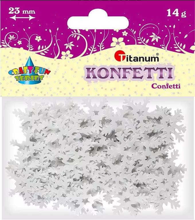 Konfetti płatki śniegu 14g - tantis.pl