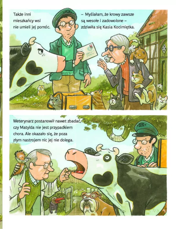 Krowa Matylda jest nie w humorze. Krowa Matylda - tantis.pl