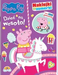 Peppa Pig. Naklejki na numerki. Dzień na wesoło - tantis.pl