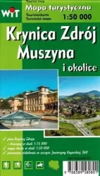 Krynica Zdrój, Muszyna i okolice. Mapa turystyczna 1:50 000