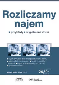 Rozliczamy najem. Prawo na co dzień 1/2025 - tantis.pl