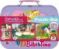 Puzzle 2x100 + 2x150 W walizce - Bibi & Tina - tantis.pl