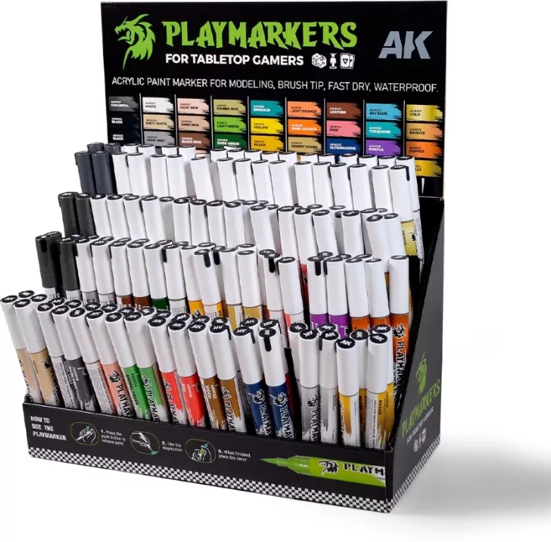 AK Interactive: Playmarkers - Cardboard Display - tantis.pl