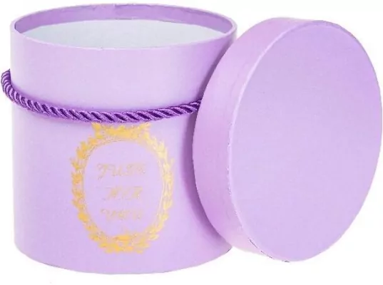 Pudełko Flower Box fioletowy ROZETTE