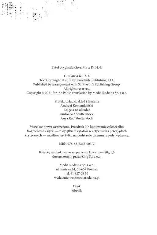 Kill znaczy zabić. Ulica Strachu - tantis.pl