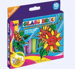 Farby witrażowe. Glass Deco. 10 kolorów