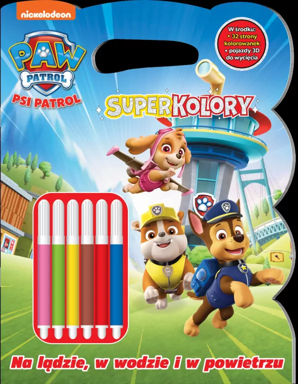 Psi Patrol. Na lądzie, w wodzie. Superkolory. Cz.8 - tantis.pl