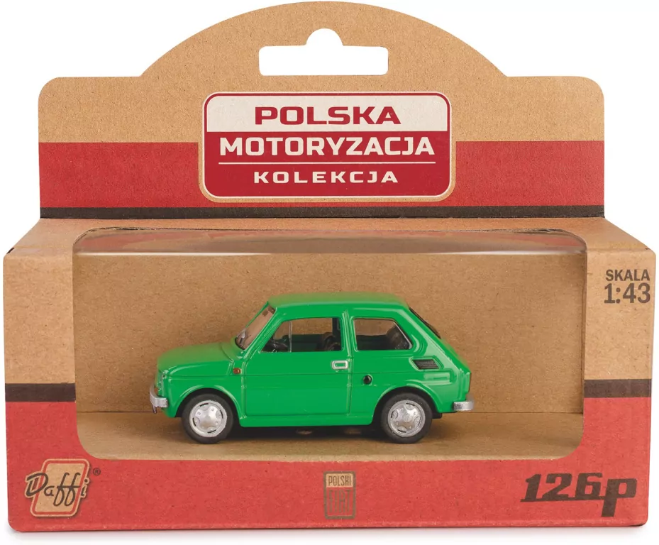 Kolekcja PRL. Fiat 126p zielony - tantis.pl