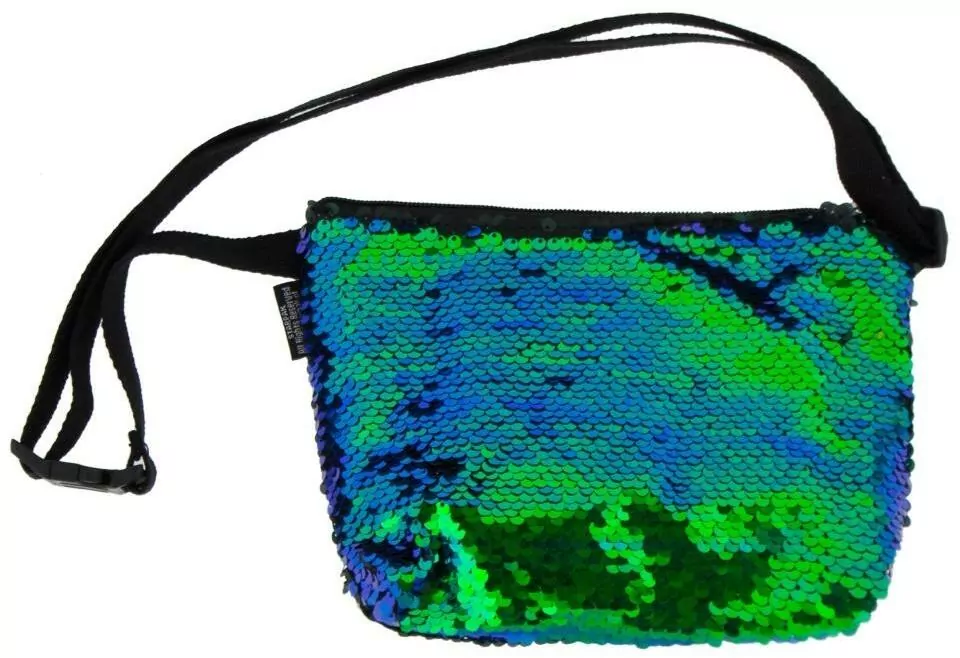 Torebka na ramię cekiny green - tantis.pl