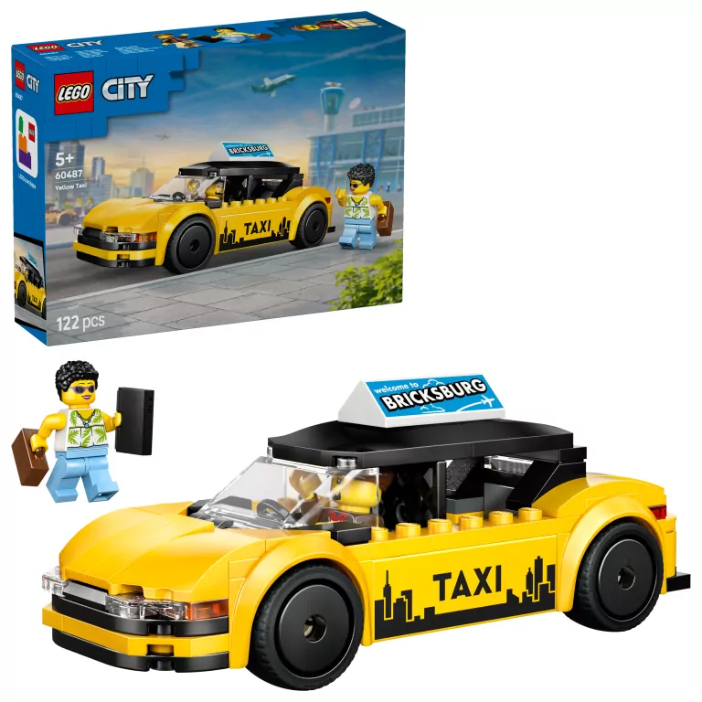 LEGO® City. Żółta taksówka 60487 - tantis.pl