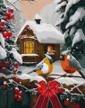 Malowanie po numerach - Śnieżna bajka 40x50cm - tantis.pl