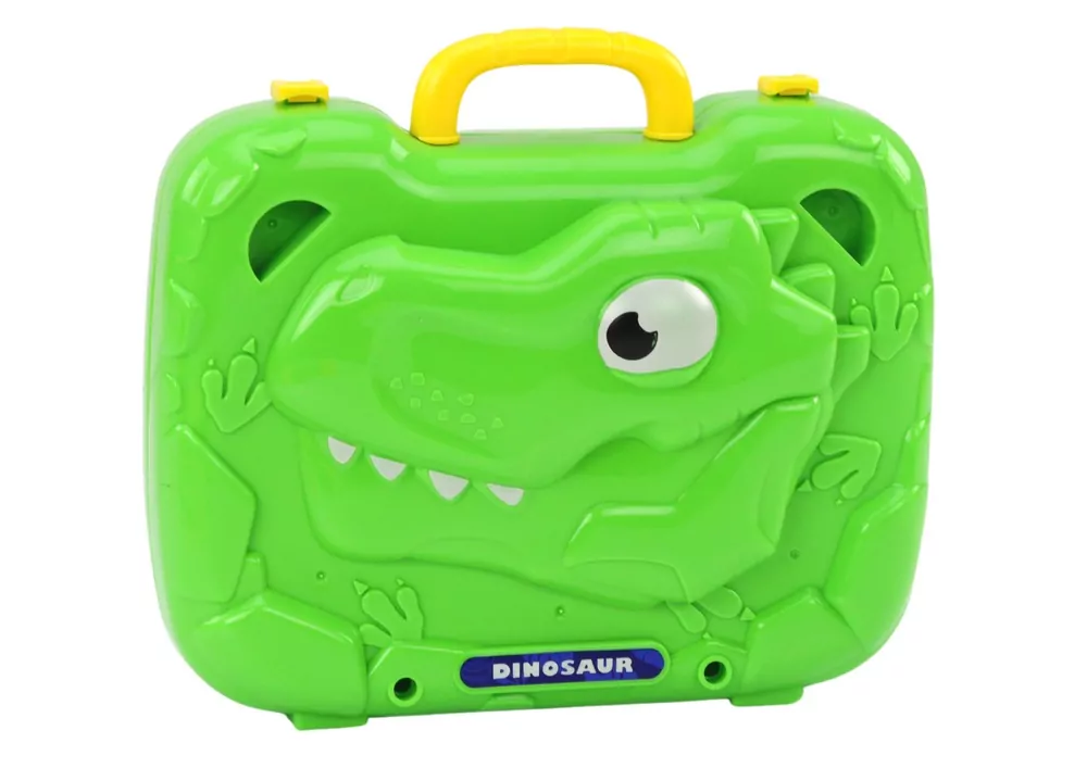 Stolik walizka z klockami DIY Dinozaur - tantis.pl