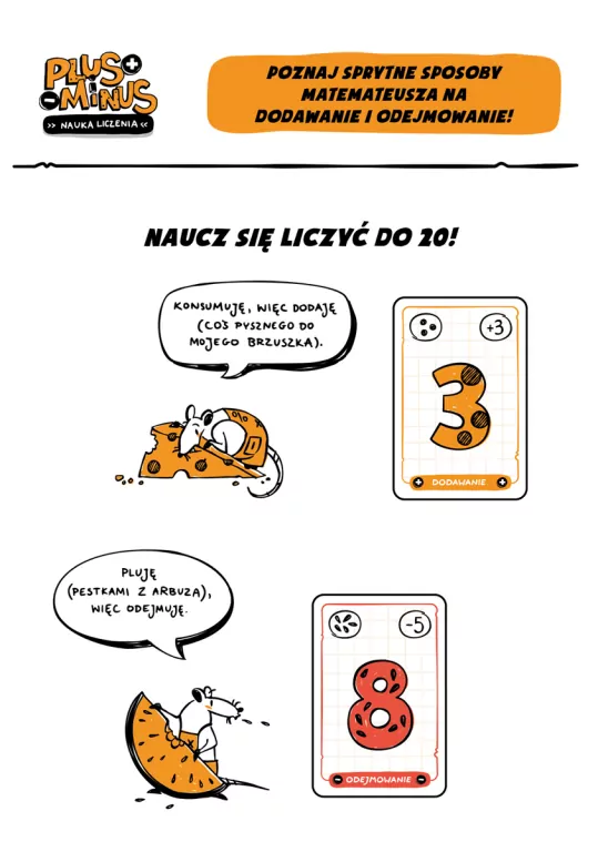 Plus i minus. Nauka liczenia - tantis.pl
