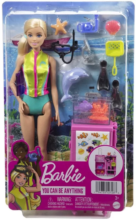 Barbie Kariera. Biolożka morska - tantis.pl