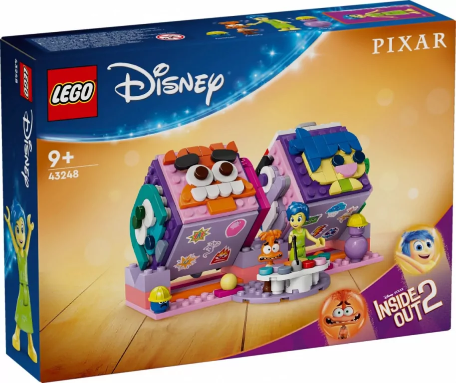 LEGO® Disney. W głowie się nie mieści 2- kostki z emocjami 43248 - tantis.pl