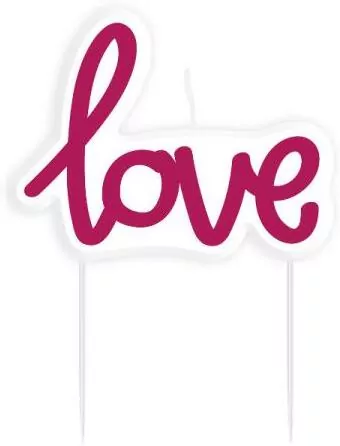 Świeczka mini Love" - tantis.pl
