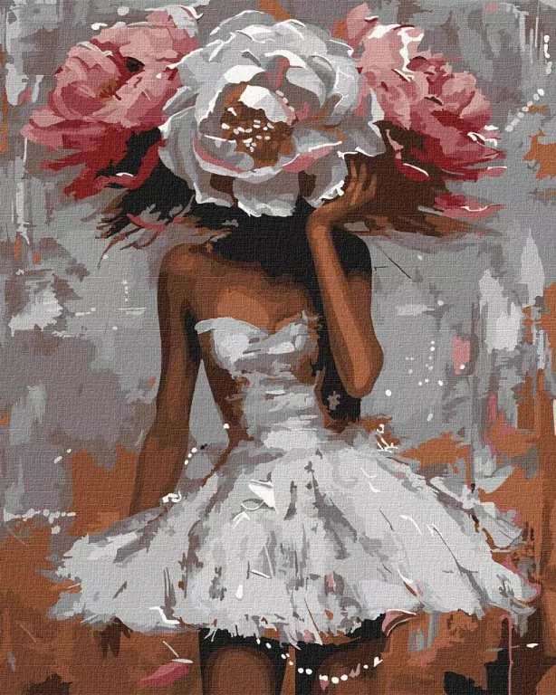 Malowanie po numerach - Kwiatowa tajemnica metal - tantis.pl