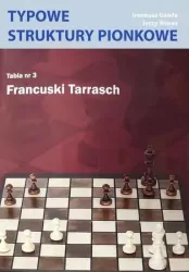 Typowe struktury pionkowe. Tabela nr 3 Francuski..