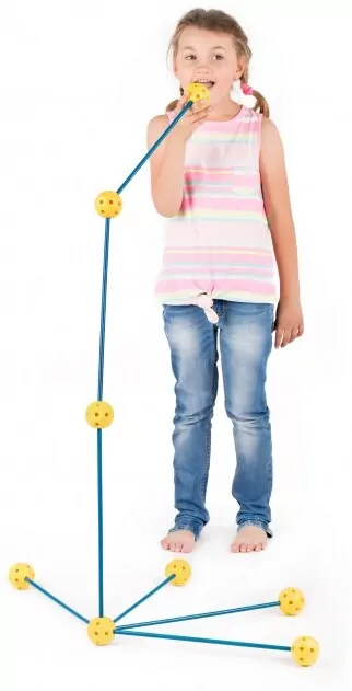 Zwariowany namiot. Żółto-niebieski - tantis.pl