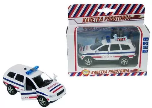 Karetka / pogotowie 11cm z głosem SW-16-11A/PL-WB - tantis.pl