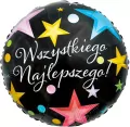 Balon foliowy. Wszystkiego Najlepszego, 18" - tantis.pl