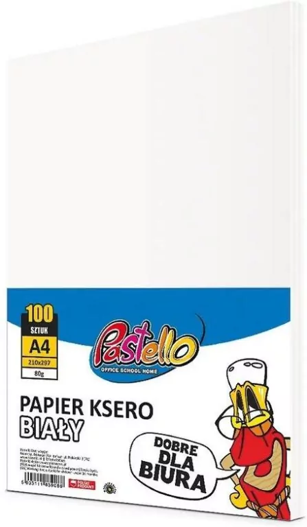 Papier ksero A4 80g 100 arkuszy biały - tantis.pl