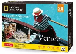 Puzzle 3D Wenecja Plac Św. Marka National Geo