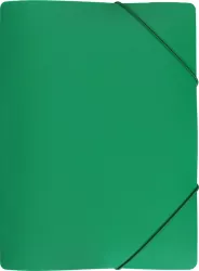 Teczka z gumką szeroka zielona