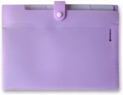 Teczka z przegródkami A4 fioletowa
