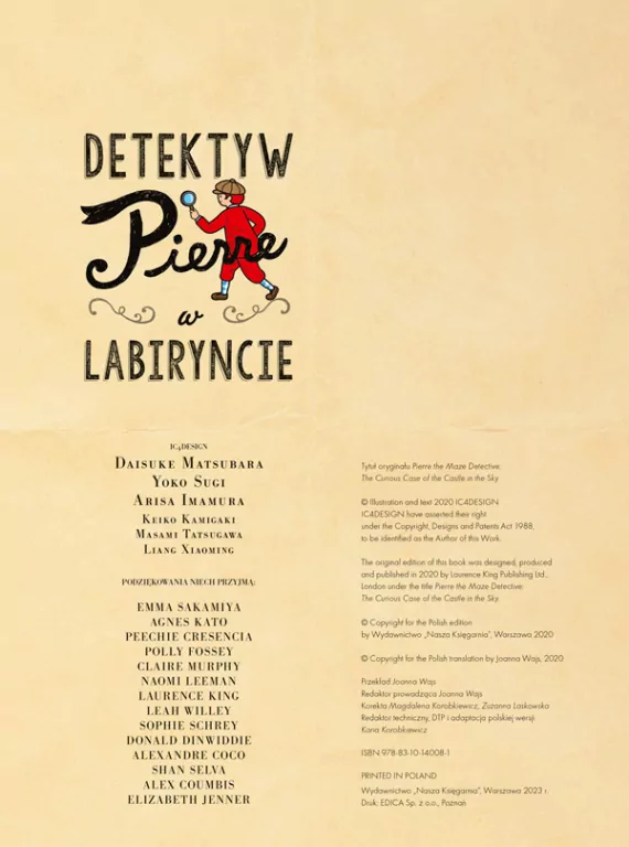 Detektyw Pierre w labiryncie. Dziwny przypadek Zamku na niebie - tantis.pl