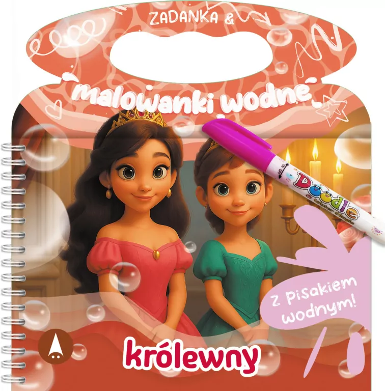 Zadanka & malowanki wodne. Królewny - tantis.pl