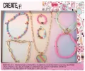 Create It!. Zestaw biżuterii. Tęczowe koraliki, mix - tantis.pl